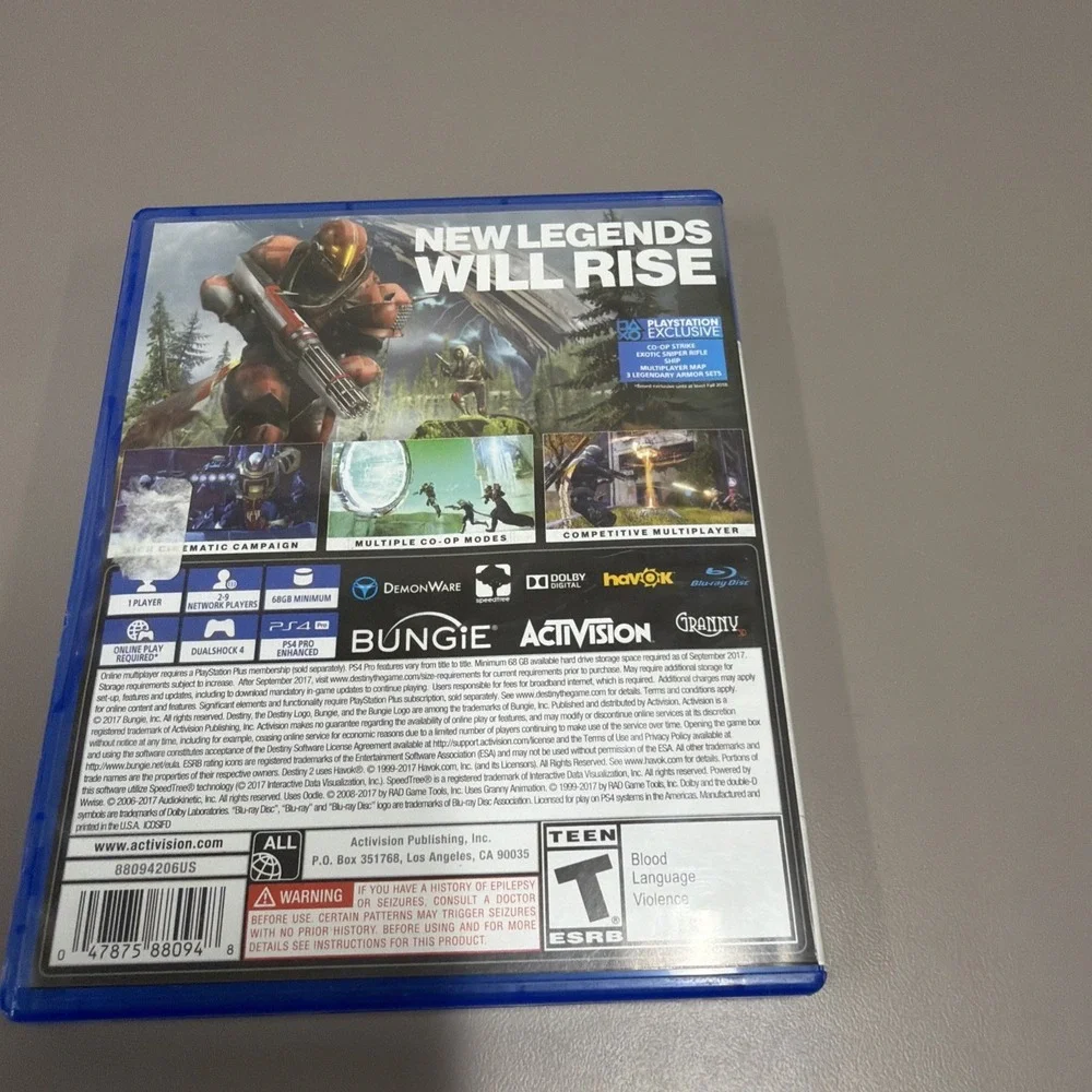 Destiny 2 - PlayStation 4 PS4 Rated Teen